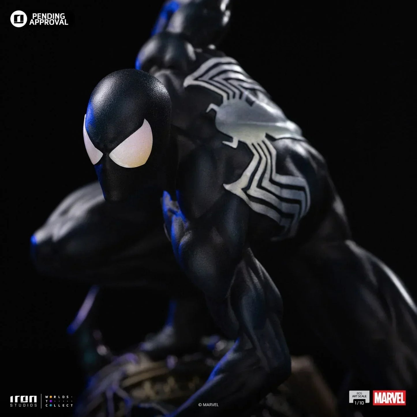 Spider-Man Schwarze Bds Kunststatue von Iron Studios