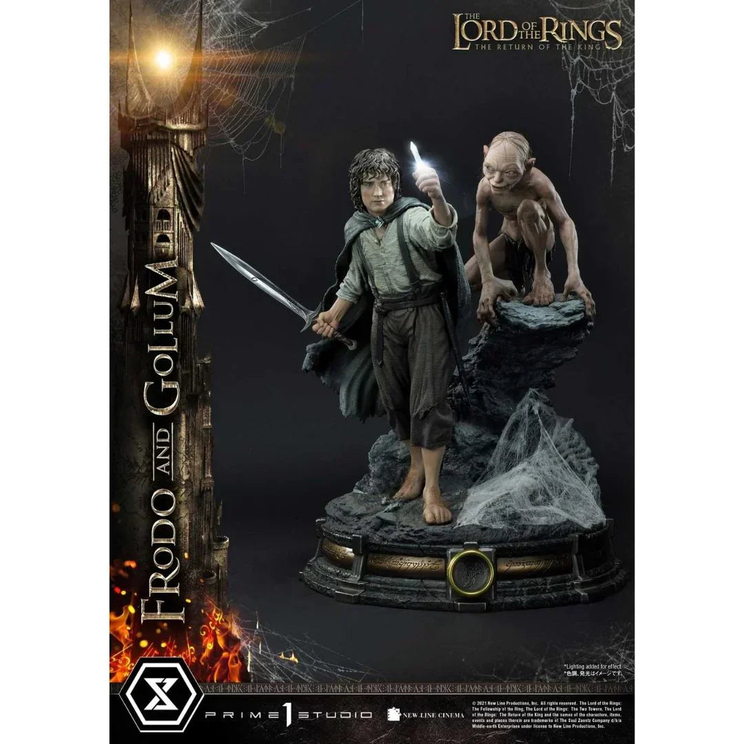 Die Herr der Ringe-Serie: Frodo und Gollum Statue von Prime 1 Studio