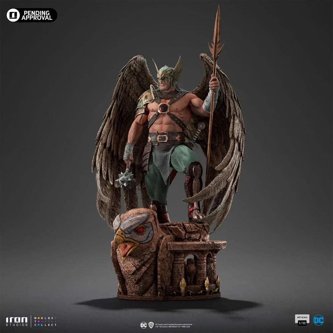 Hawkman 10. Jubiläum Statue von Iron Studios