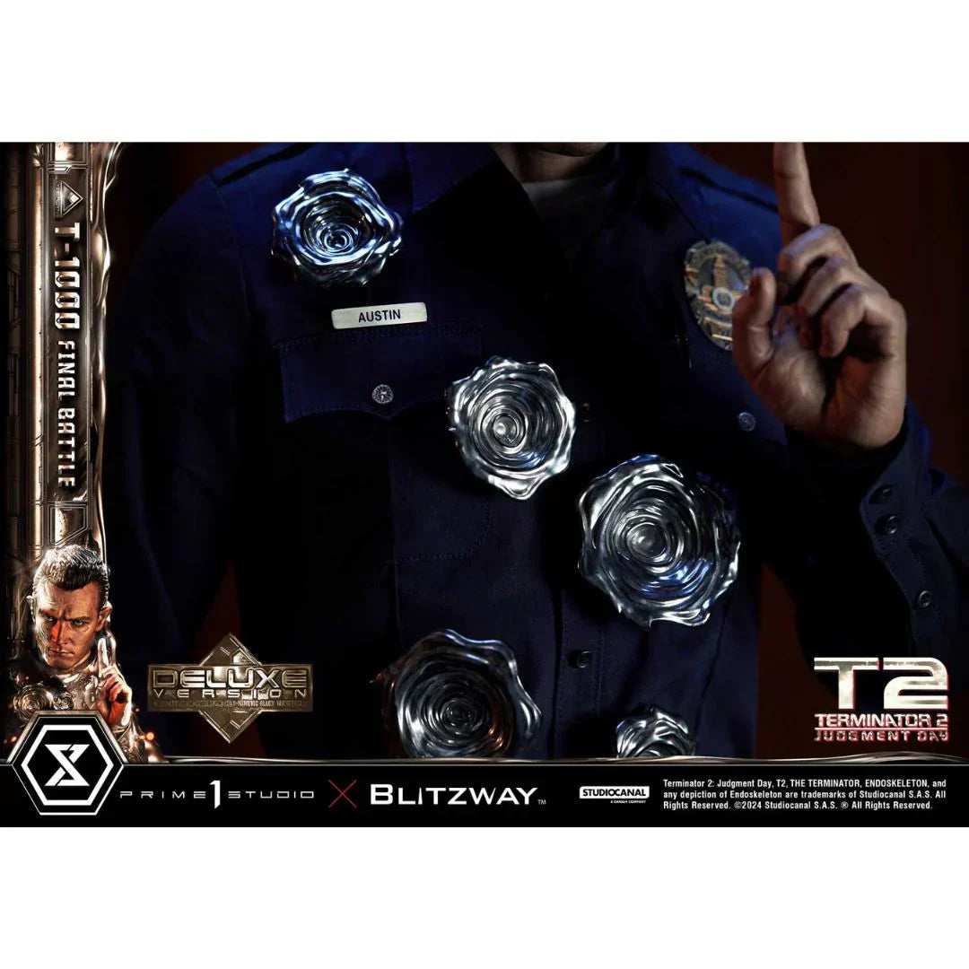 Terminator 2: Tag der Abrechnung T-1000 Final Battle DX Bonus Version Statue von Prime1 Studios