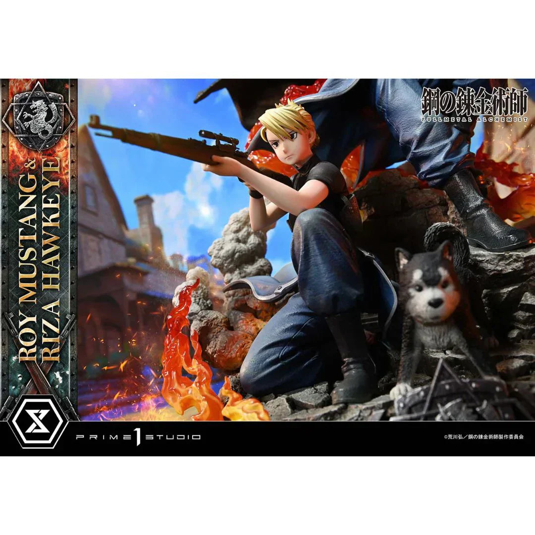 Fullmetal Alchemist Roy Mustang & Riza Hawkeye Dx Regular Version Statue von Prime1 Studio