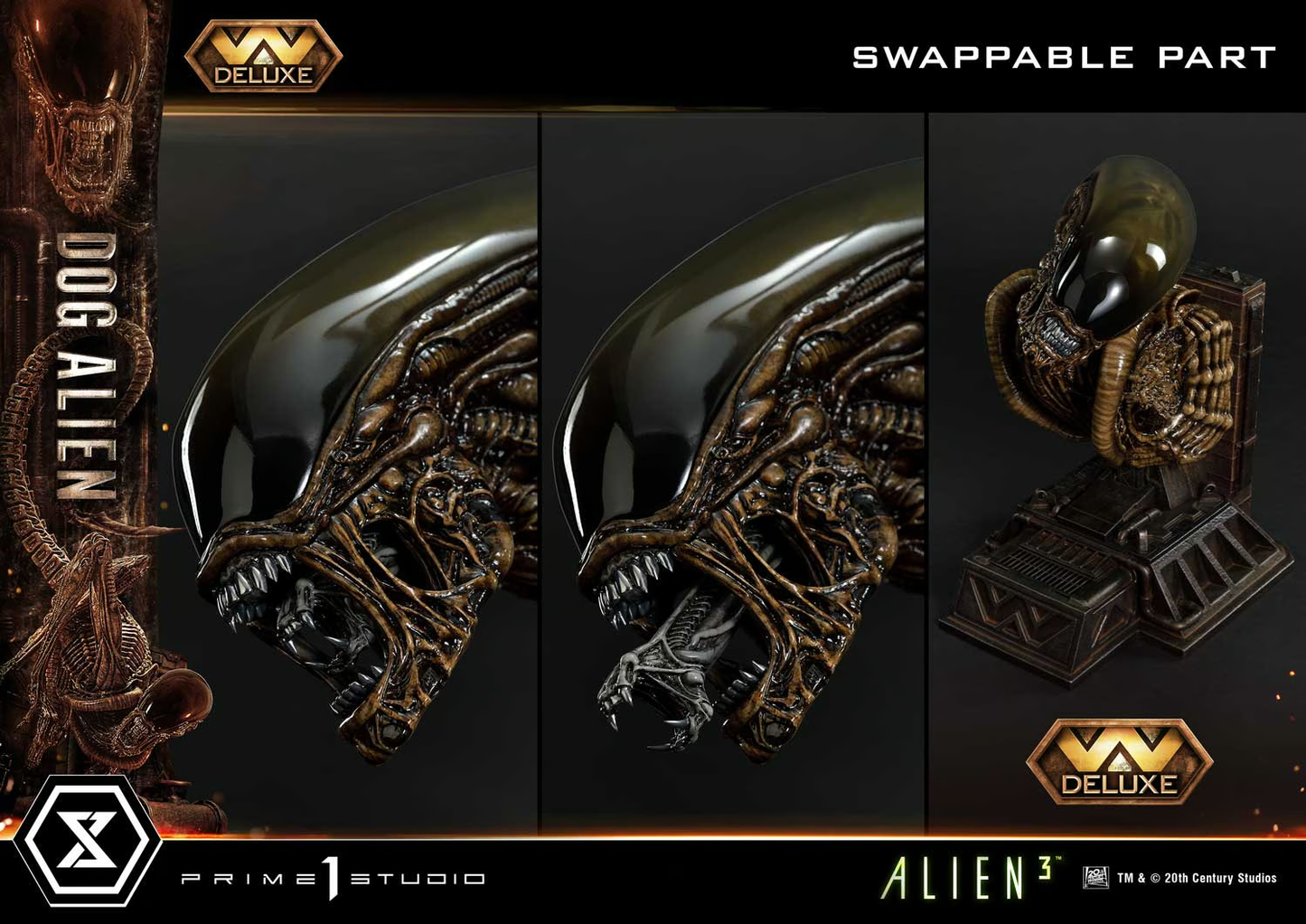 Prime 1 Studio Alien 3 (Film) Dog Alien DX Bonus Version Statue