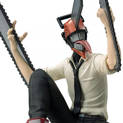 Chainsaw Man Denji als Chainsaw Man Premium Sitzstatue