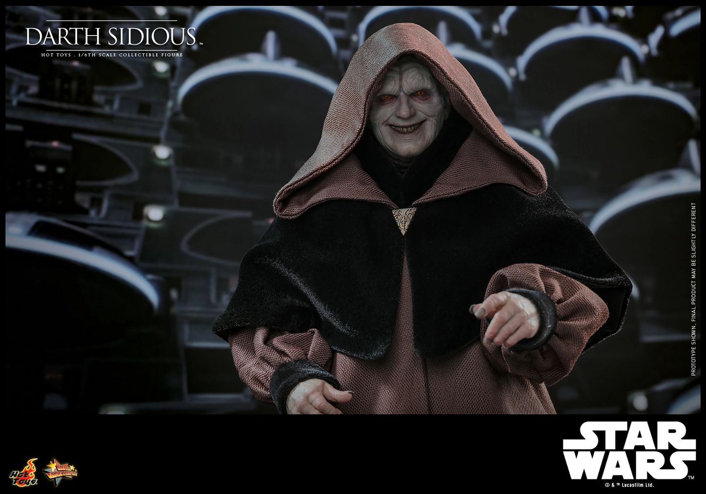 Darth Sidious Sixth Scale Figur von Hot Toys
