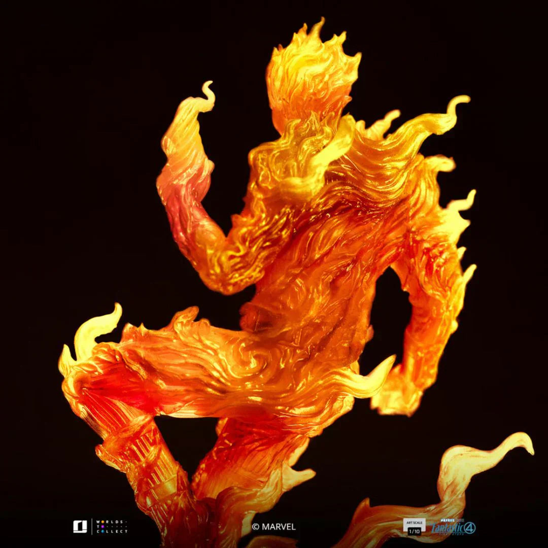 Human Torch Art Scale Statue von Iron Studios