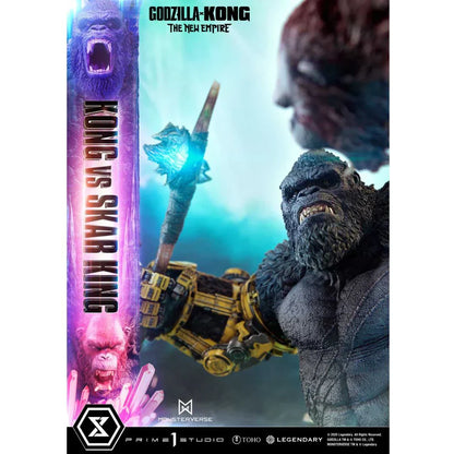 Godzilla X Kong Das neue Imperium Kong gegen Skar King Statue von Prime1 Studios
