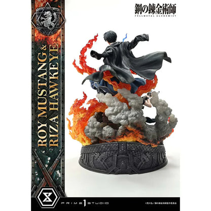 Fullmetal Alchemist Roy Mustang & Riza Hawkeye Dx Regular Version Statue von Prime1 Studio