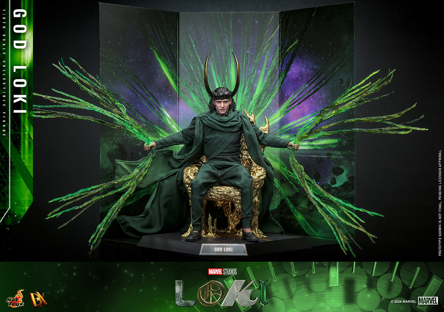 GOTT LOKI Sechster Maßstab Figur von Hot Toys