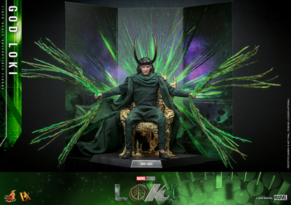 GOTT LOKI Sechster Maßstab Figur von Hot Toys