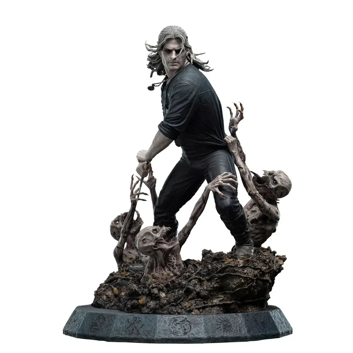Die Witcher Geralt Die Weiße Wolf Statue von Weta