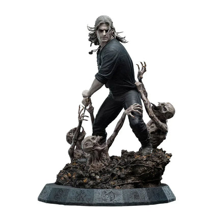 Die Witcher Geralt Die Weiße Wolf Statue von Weta