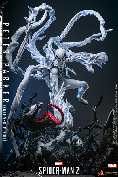 PETER PARKER (ANTI VENOM ANZUG) Sechster Maßstab Figur von Hot Toys
