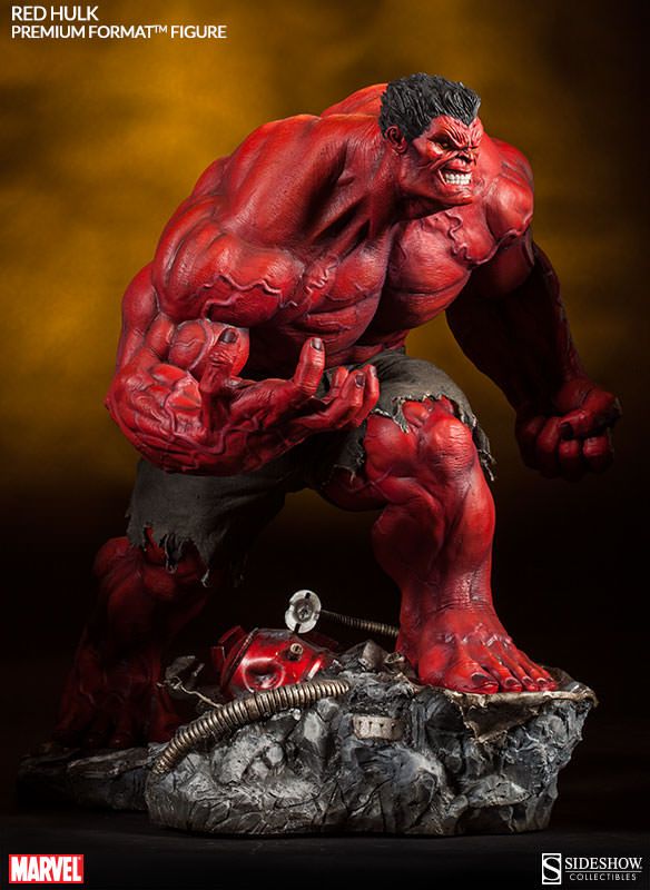 Red Hulk Premium Format von Sideshow Collectibles
