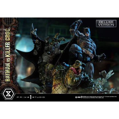 Dc Comics Batman vs. Killer Croc (Deluxe-Version) Statue von Prime 1 Studio