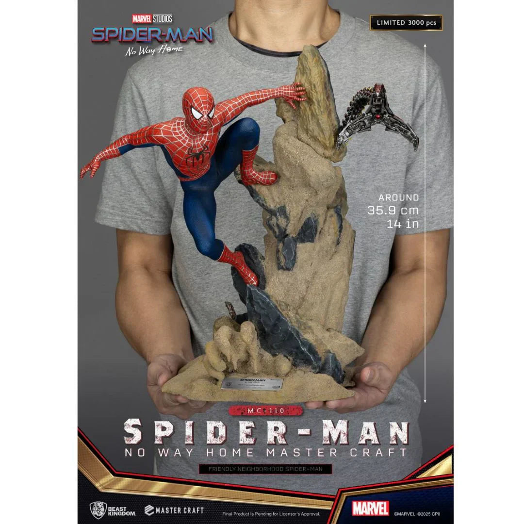 Spider-Man: No Way Home Freundlicher Nachbarschafts-Spider-Man MC-110 Master Craft Statue