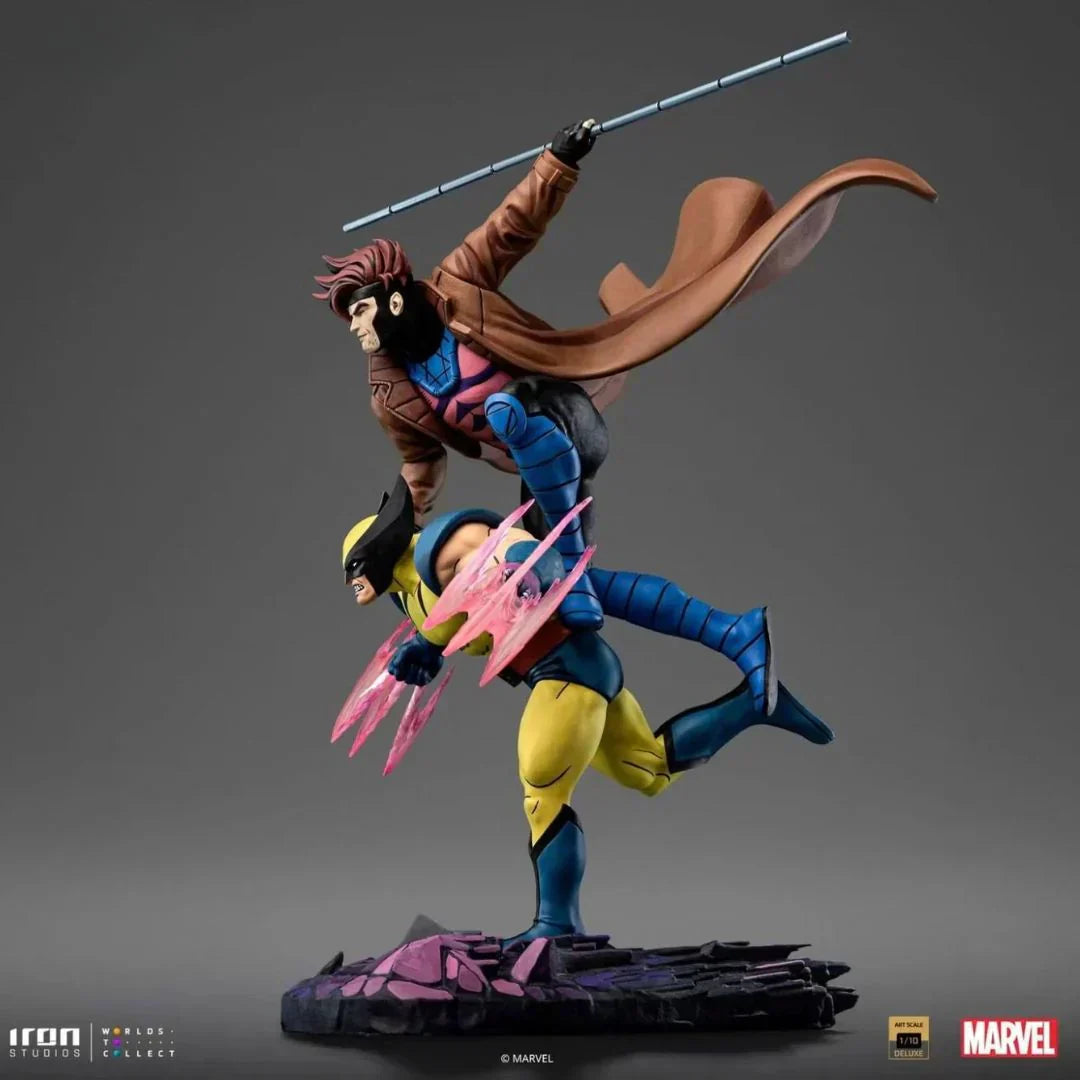 Gambit & Wolverine Deluxe Statue von Iron Studios