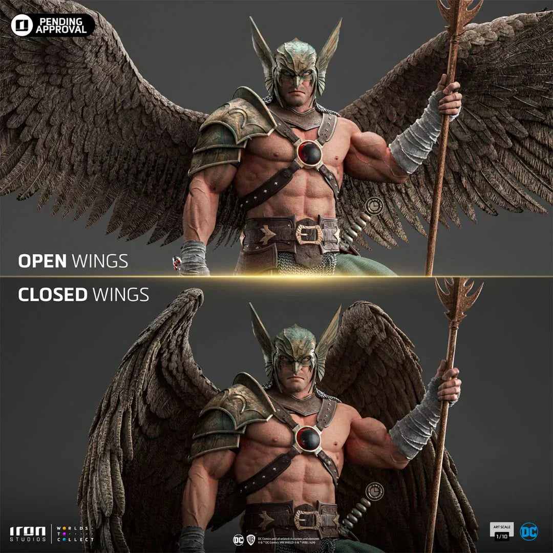 Hawkman 10. Jubiläum Statue von Iron Studios
