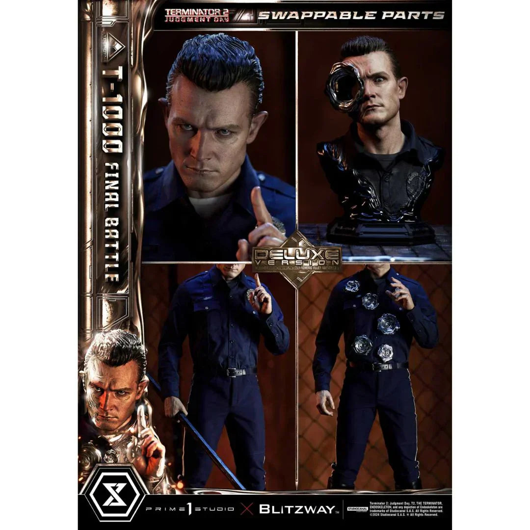 Terminator 2: Tag der Abrechnung T-1000 Final Battle DX Bonus Version Statue von Prime1 Studios