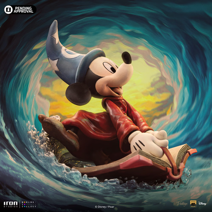 Sorcerer Mickey Deluxe Statue von Iron Studios