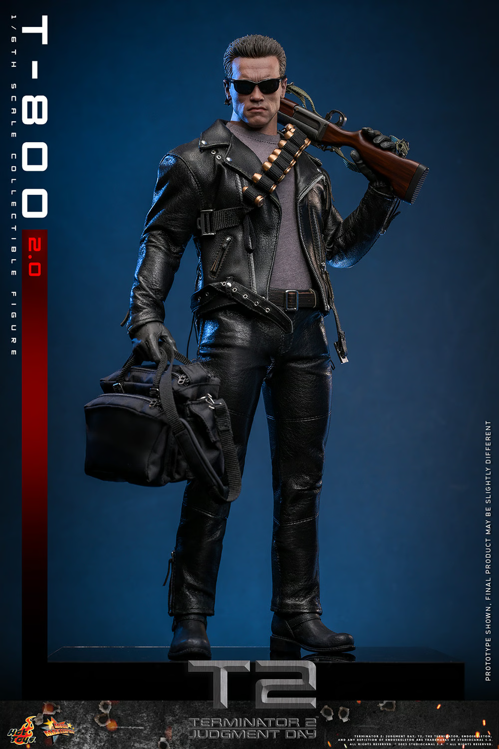 T-800 (2.0) Sechster Maßstab Figur von Hot Toys