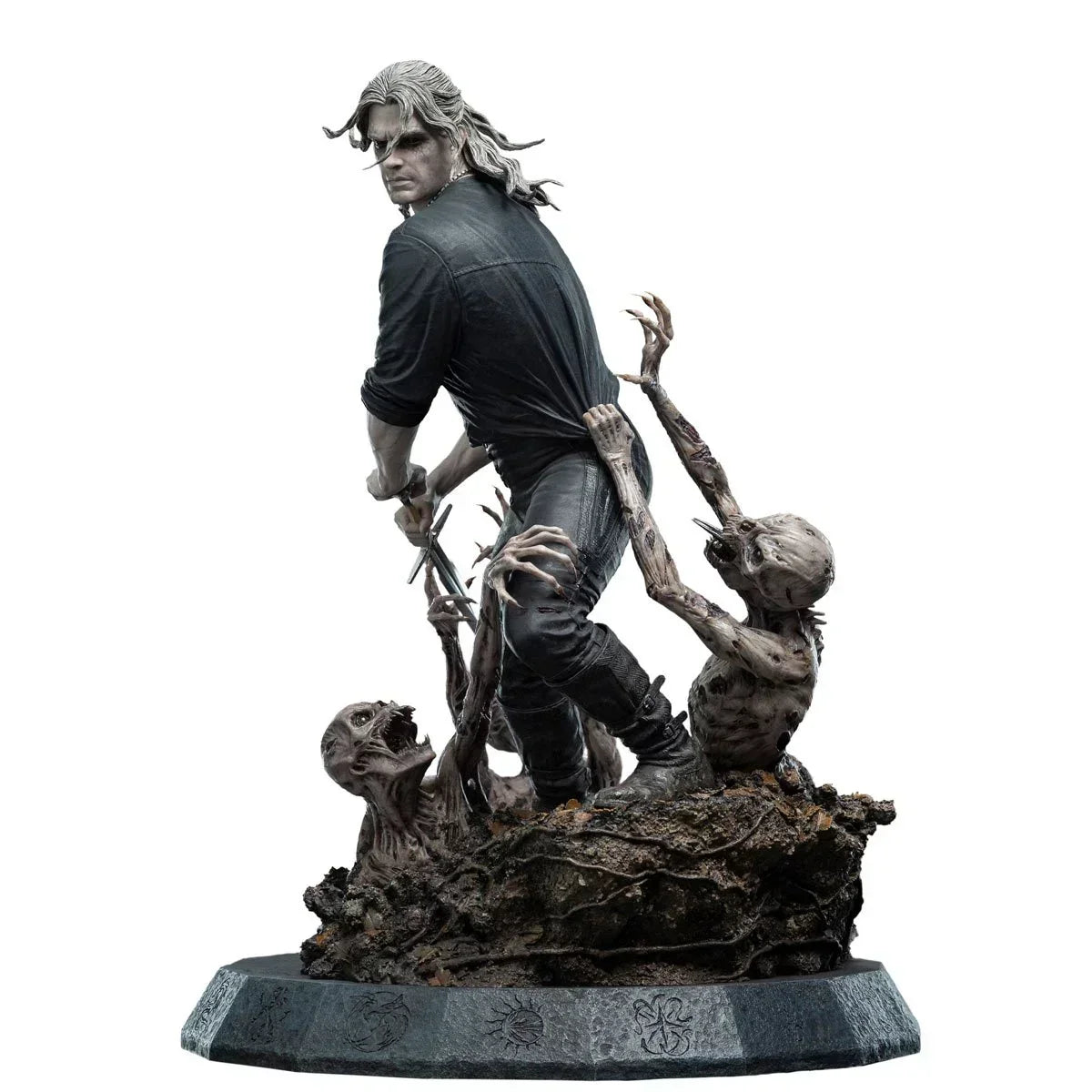 Die Witcher Geralt Die Weiße Wolf Statue von Weta