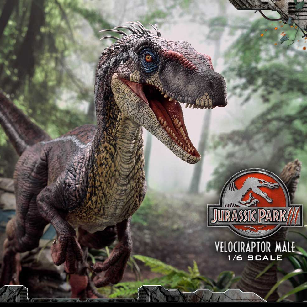 Jurassic Park III Velociraptor Männlich Bonusversion