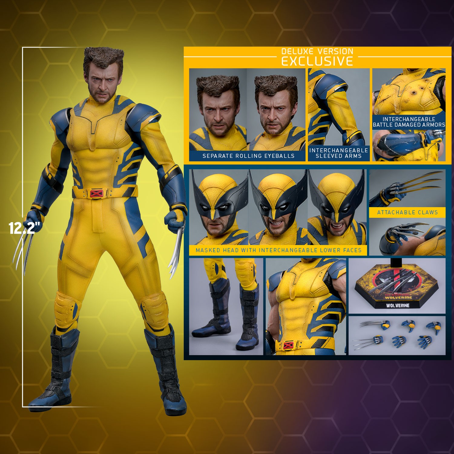 WOLVERINE (DELUXE VERSION) Sechste Maßstab Figur von Hot Toys