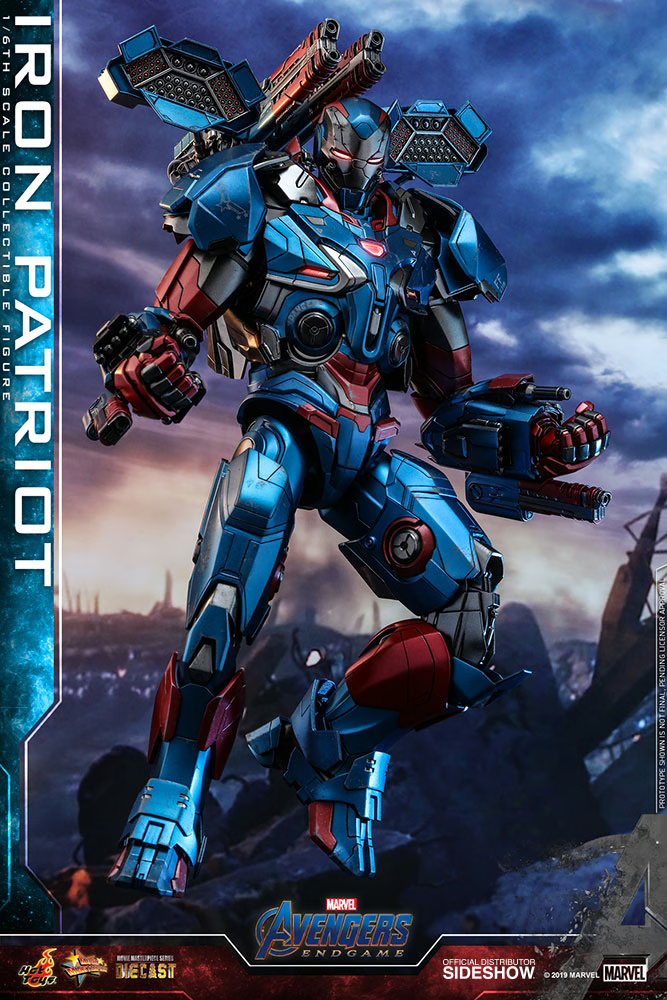 Iron Patriot Sechster Maßstab Figur von Hot Toys