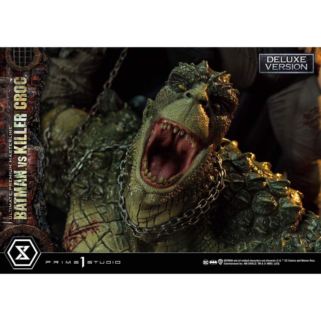 Dc Comics Batman vs. Killer Croc (Deluxe-Version) Statue von Prime 1 Studio