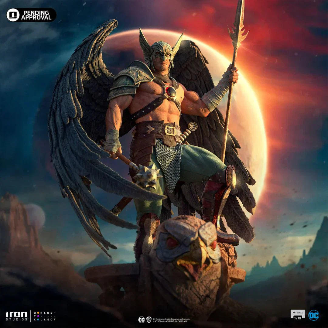 Hawkman 10. Jubiläum Statue von Iron Studios