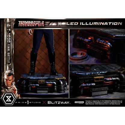 Terminator 2: Tag der Abrechnung T-1000 Final Battle DX Bonus Version Statue von Prime1 Studios