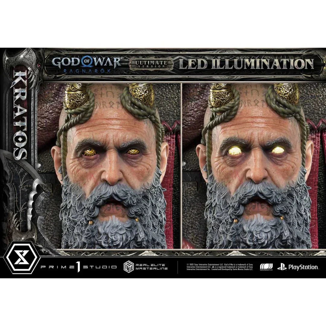 God Of War: Ragnarok Kratos Ultimative Bonusversion Statue von Prime1 Studios