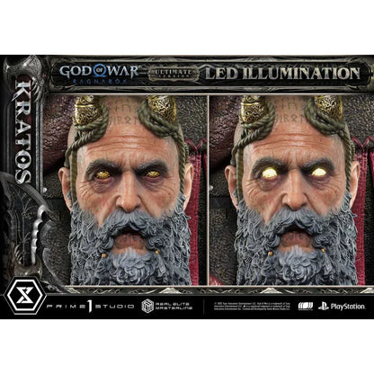 God Of War: Ragnarok Kratos Ultimative Bonusversion Statue von Prime1 Studios