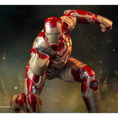 Iron Man Mark 42 1/10 Skala Statue von Iron Studios CCXP '23 Exklusiv