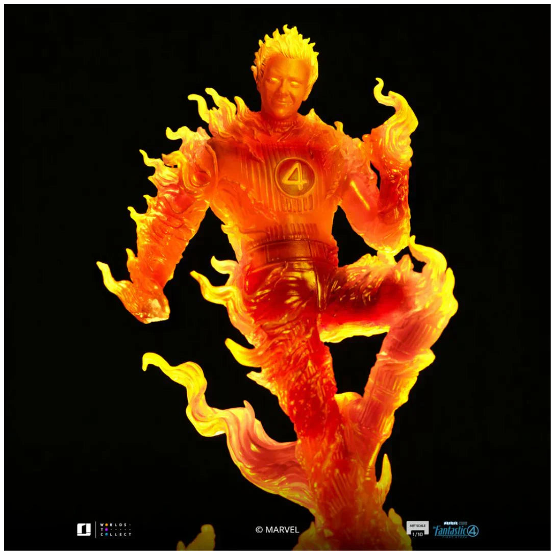 Human Torch Art Scale Statue von Iron Studios