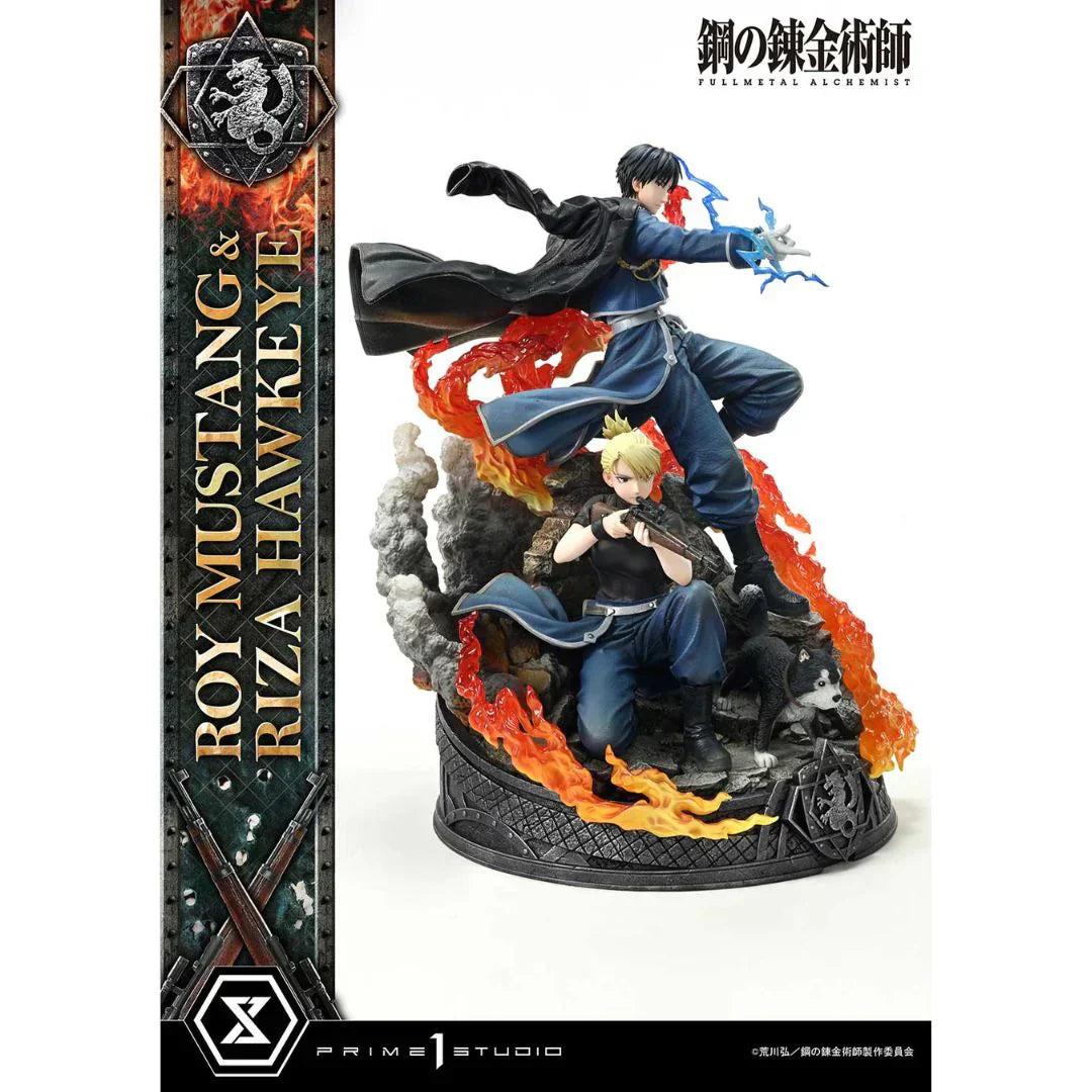 Fullmetal Alchemist Roy Mustang & Riza Hawkeye Dx Regular Version Statue von Prime1 Studio