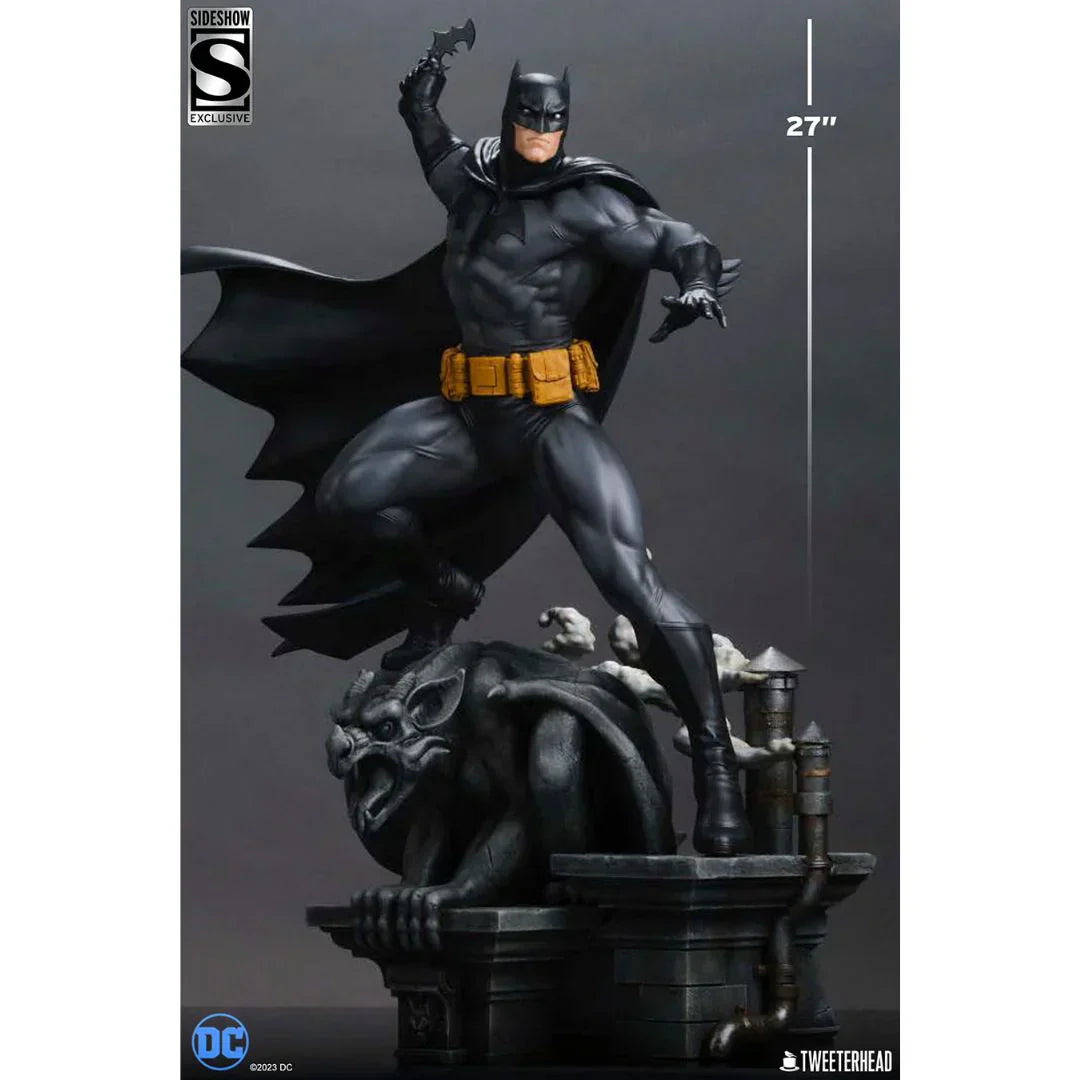 Batman (Schwarz und Grau Edition) Viertelmaßstab Maquette Statue von Tweeterhead