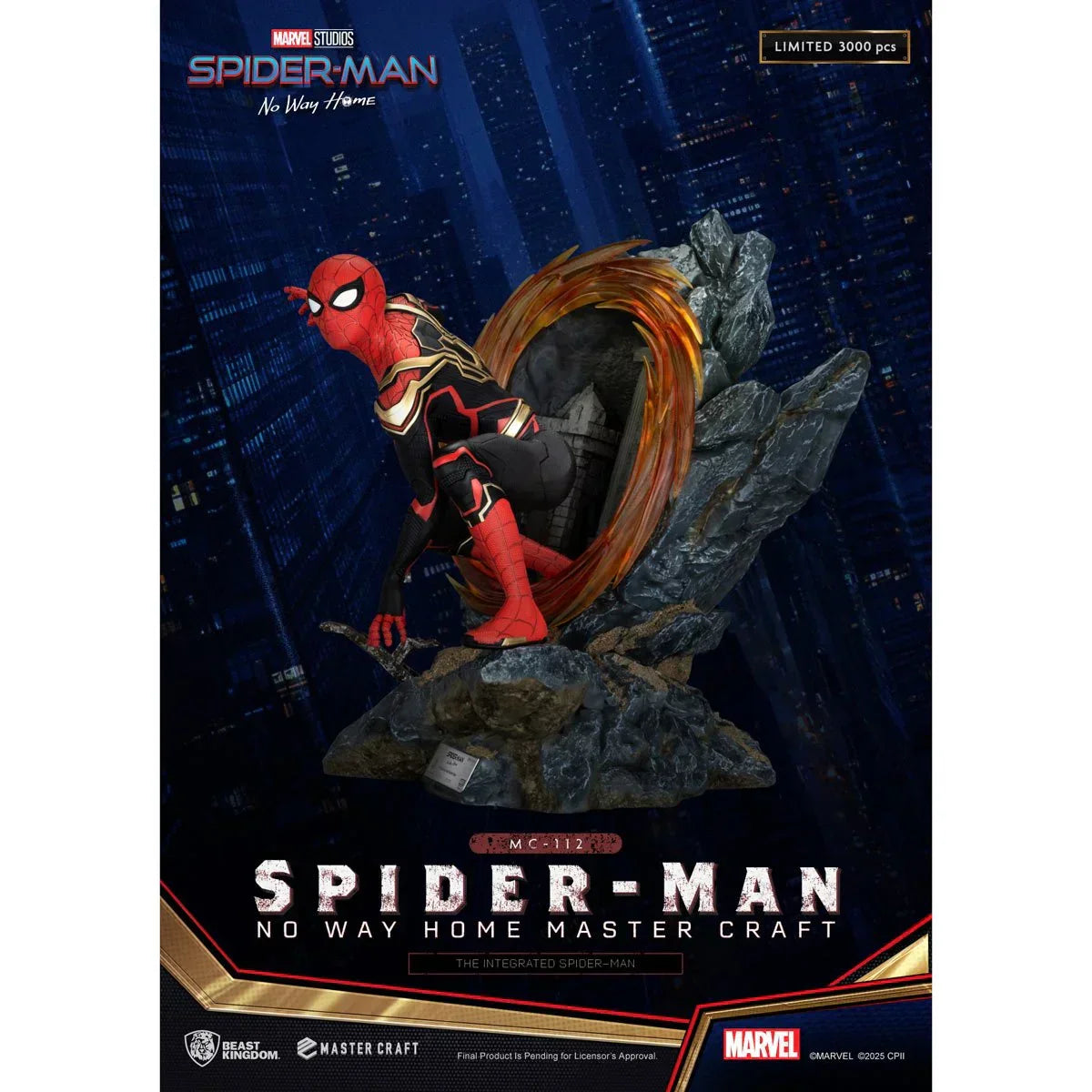 Spider-Man: No Way Home Die integrierte Spider-Man MC-112 Master Craft Statue