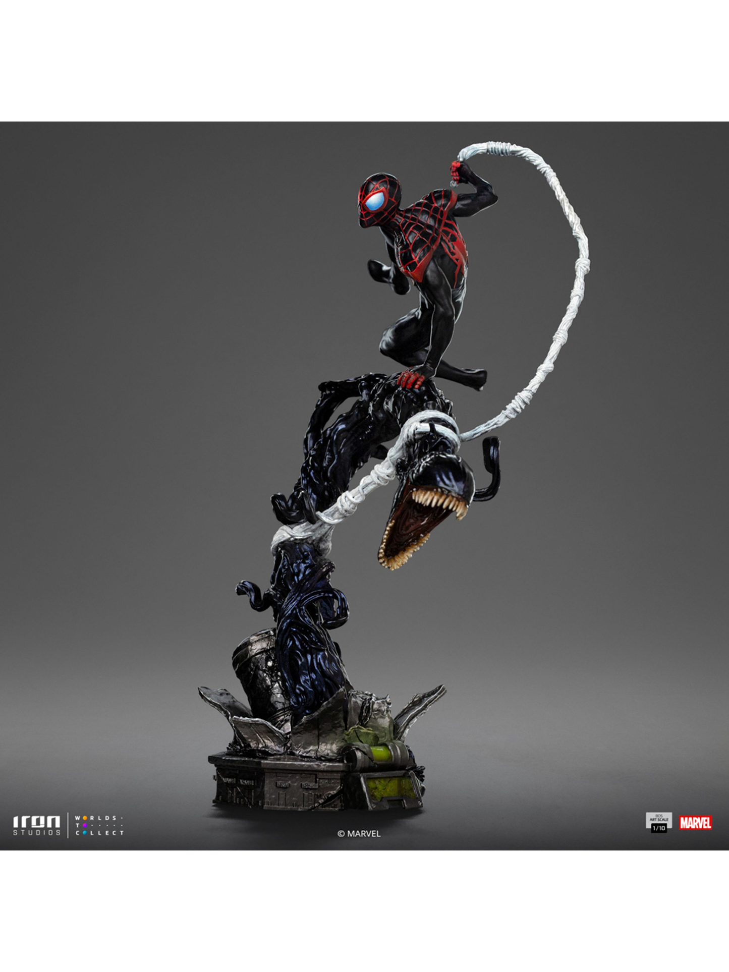 Miles Morales Statue von Iron Studios