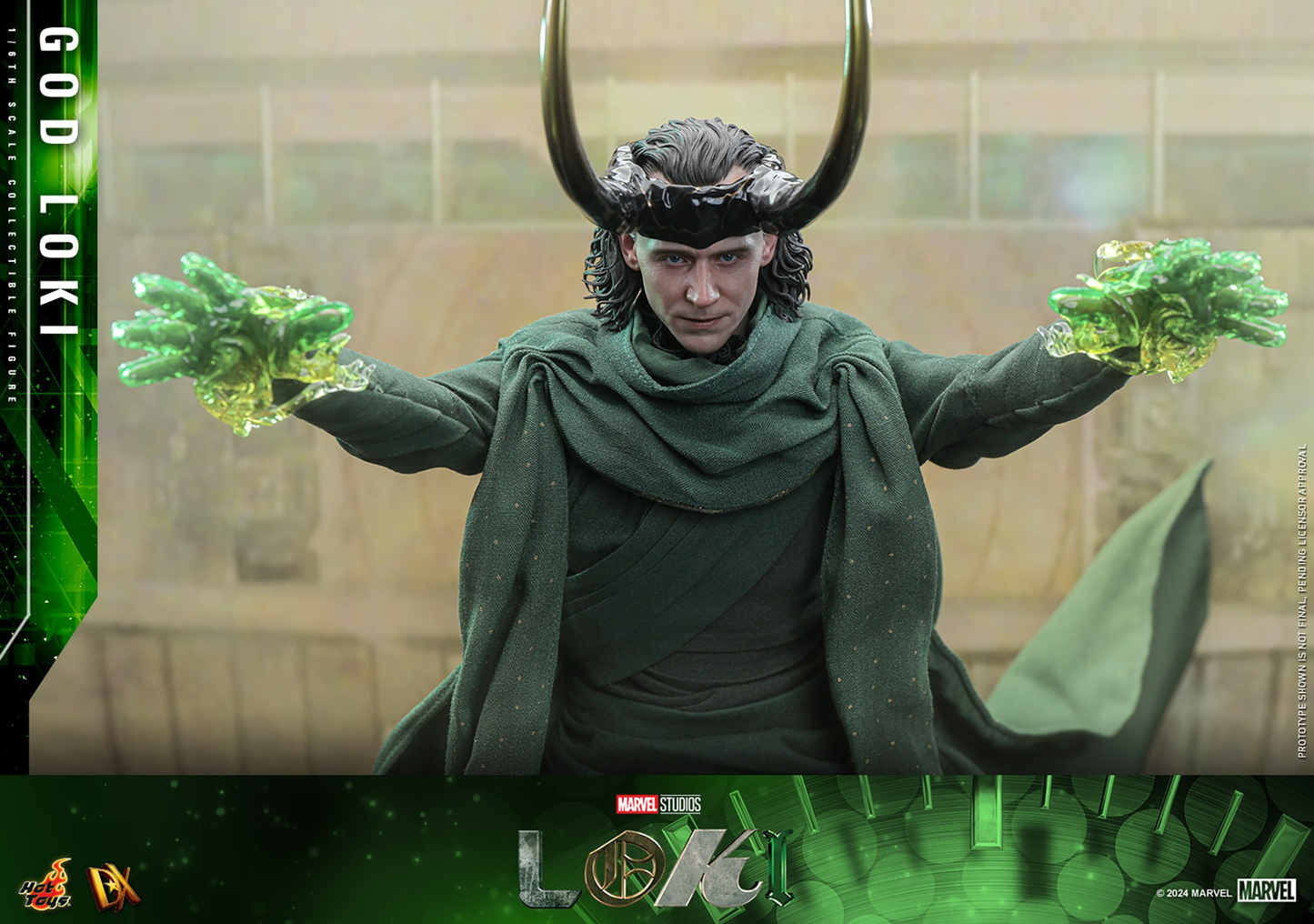 GOTT LOKI Sechster Maßstab Figur von Hot Toys