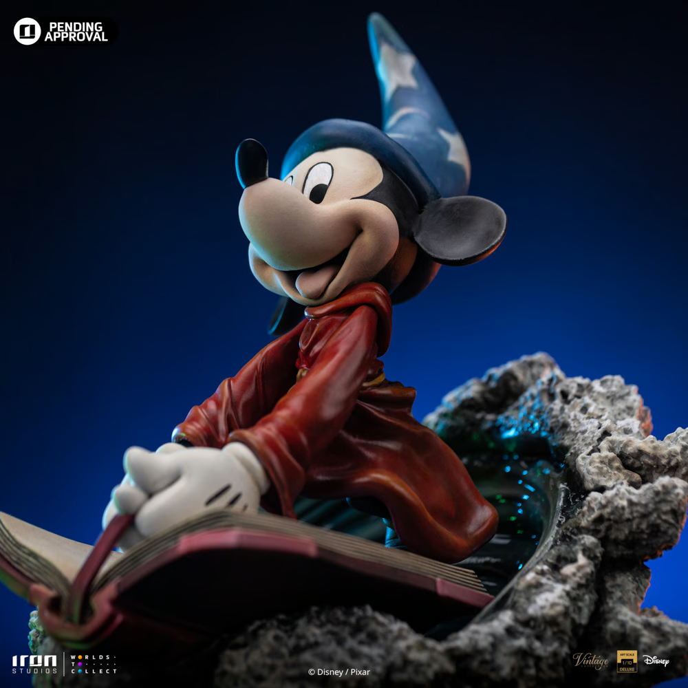 Sorcerer Mickey Deluxe Statue von Iron Studios