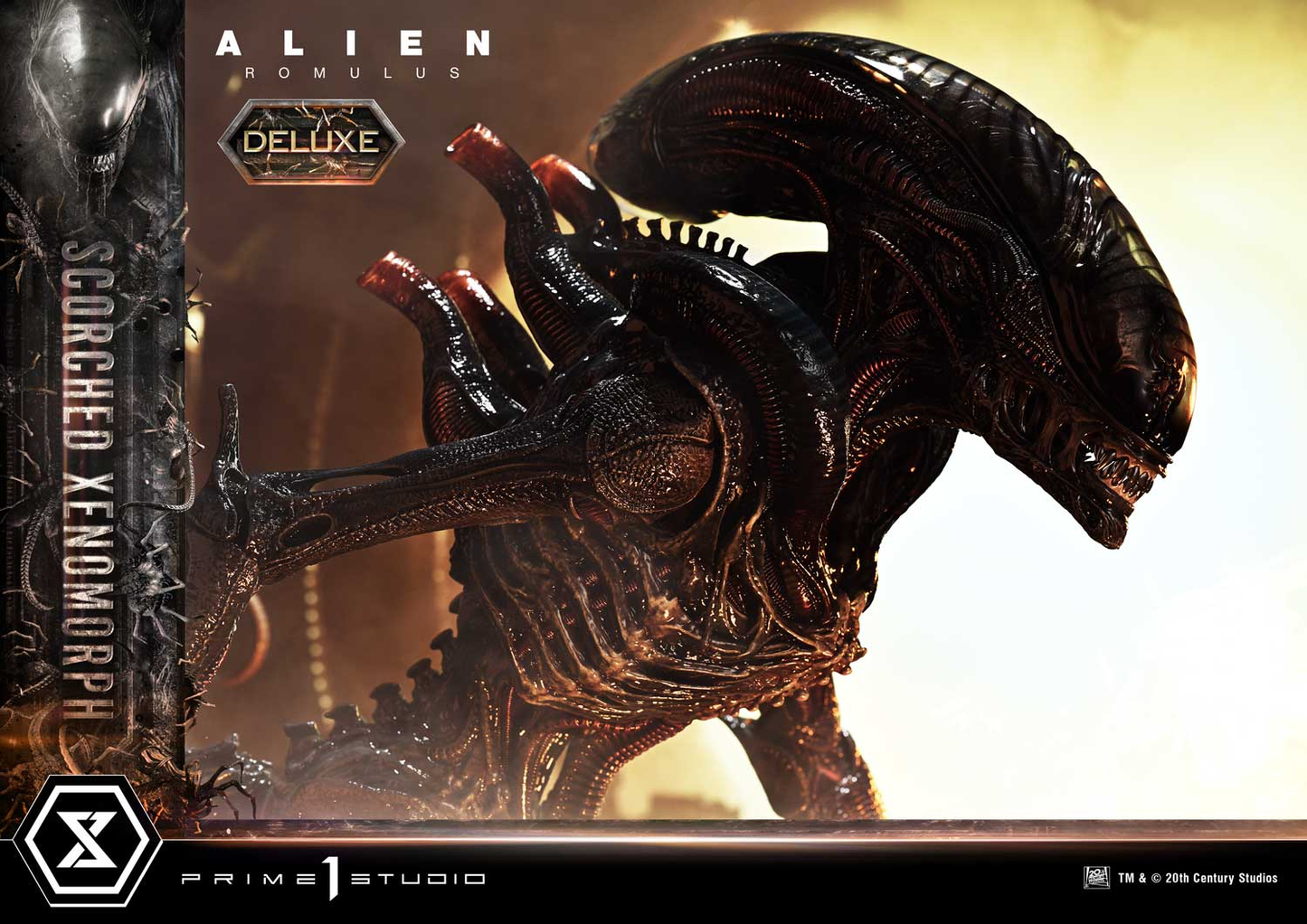Alien Romulus Scorched Xenomorph DX Bonus Version von Prime 1 Studio