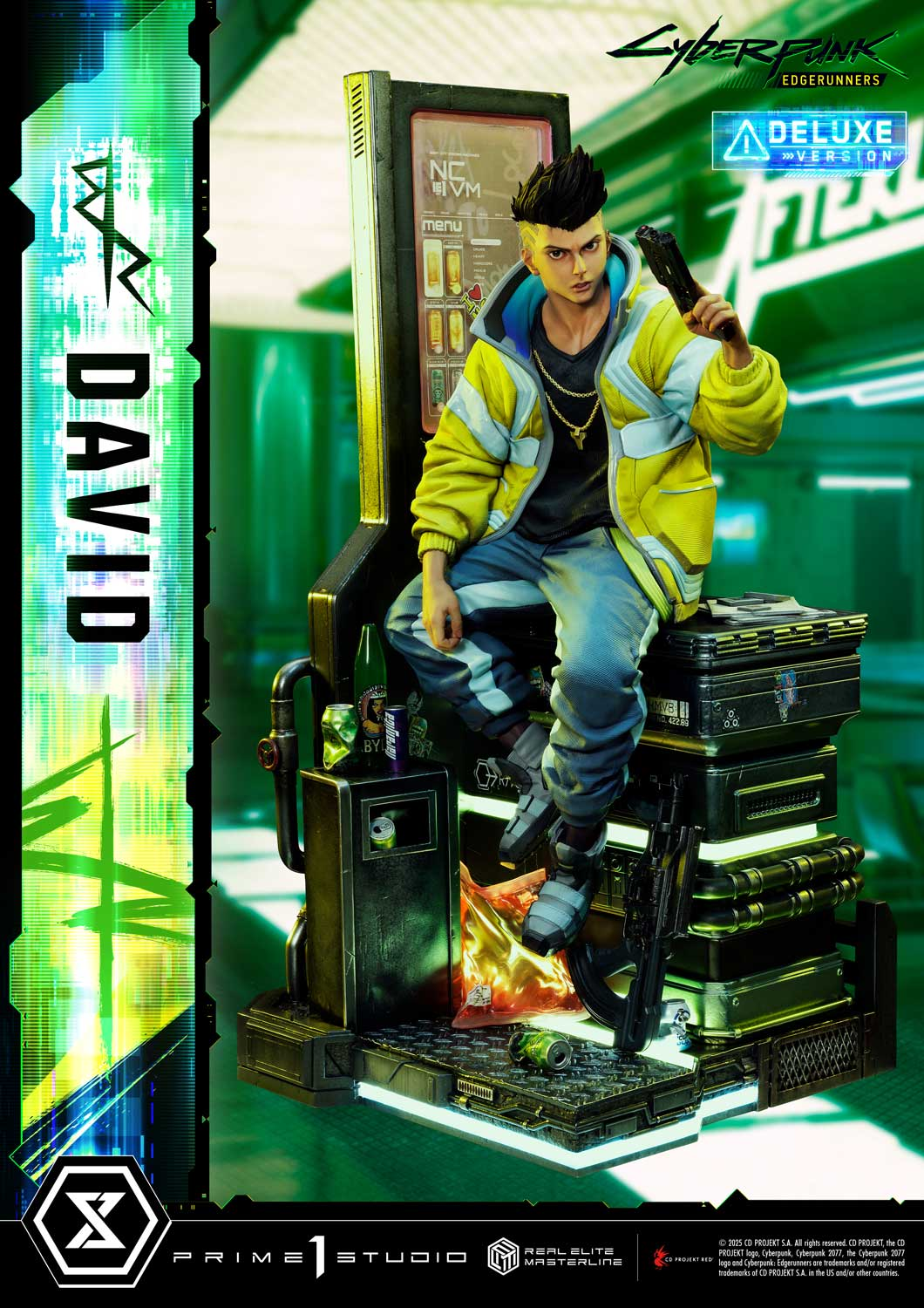Cyberpunk Edgerunners David DX Bonus Version von Prime 1 Studio