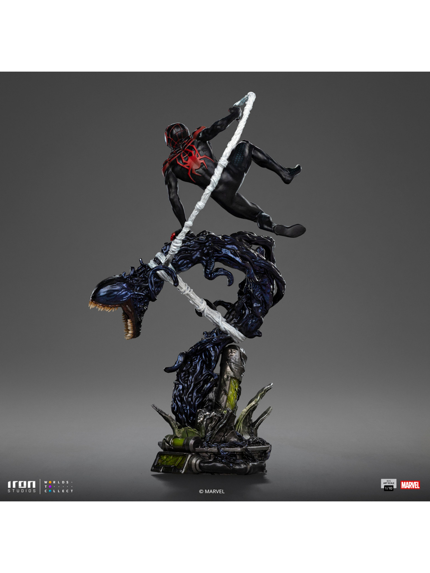 Miles Morales Statue von Iron Studios