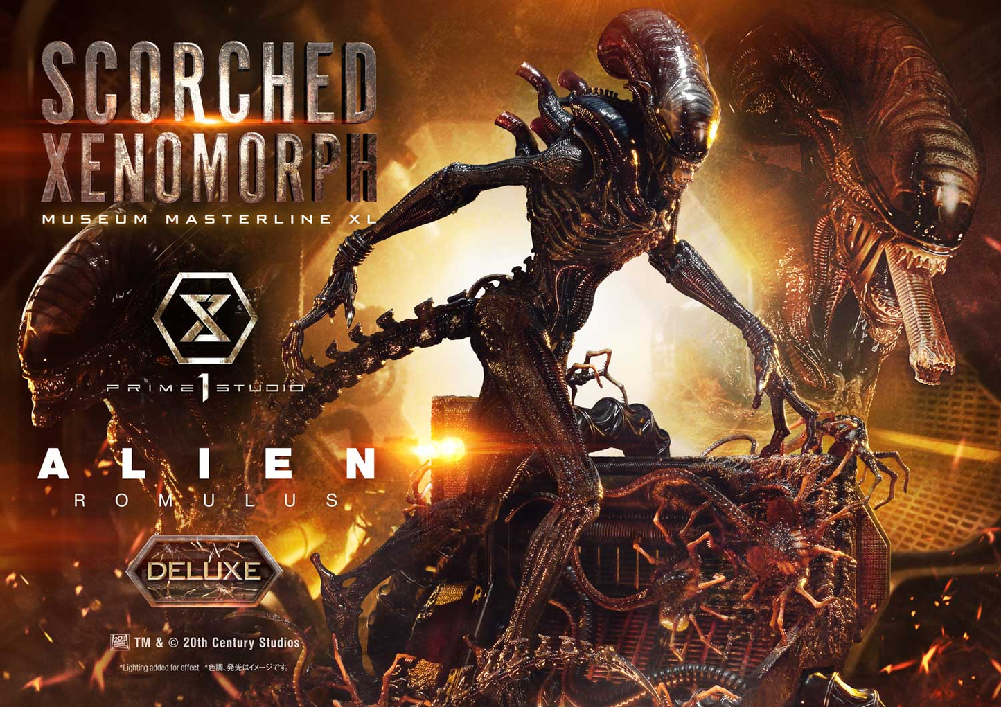 Alien Romulus Scorched Xenomorph DX Bonus Version von Prime 1 Studio