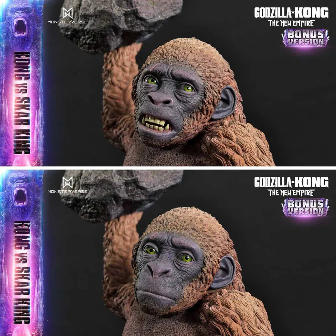 Godzilla X Kong Das neue Imperium Kong gegen Skar King Statue von Prime1 Studios