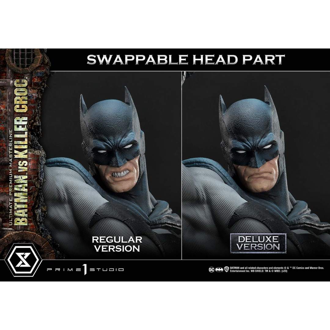 Dc Comics Batman vs. Killer Croc (Deluxe-Version) Statue von Prime 1 Studio