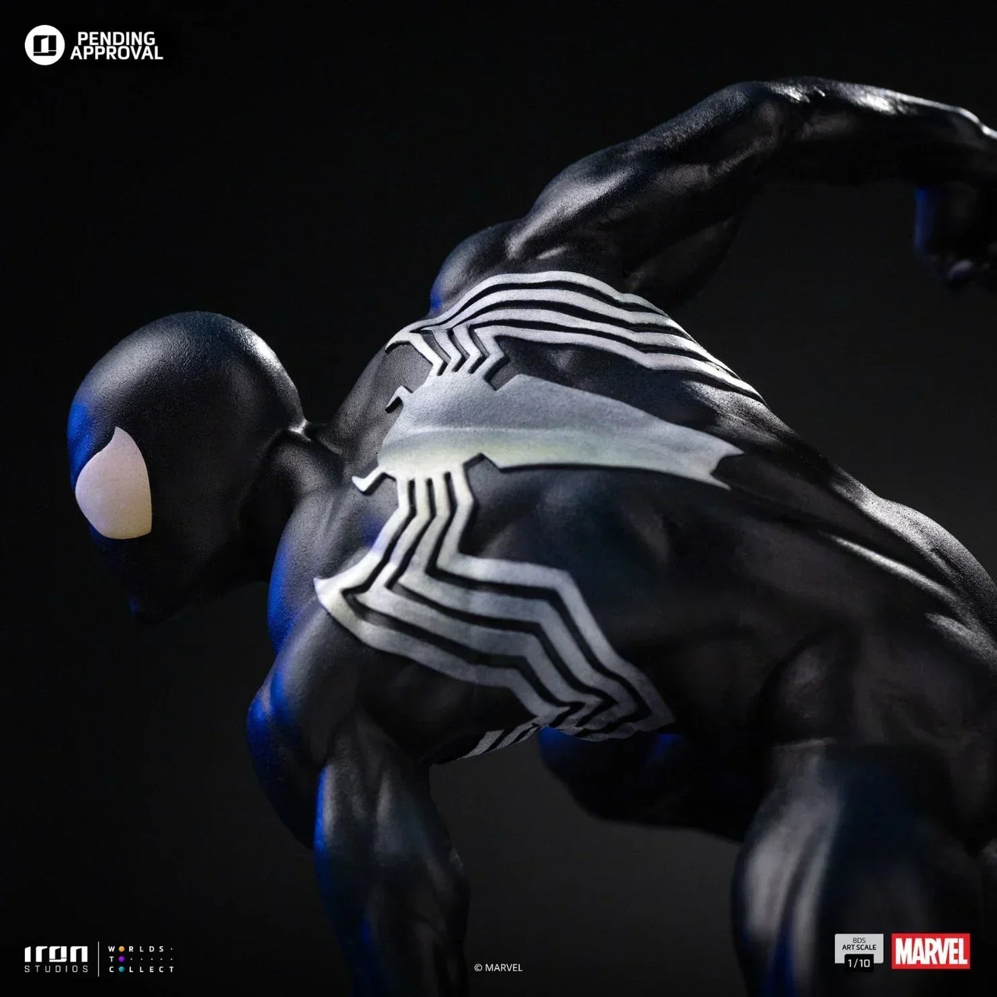 Spider-Man Schwarze Bds Kunststatue von Iron Studios
