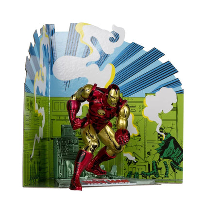 Die Unbesiegbare Iron Man #126 1:10 Maßstab Posed Figur mit Szene