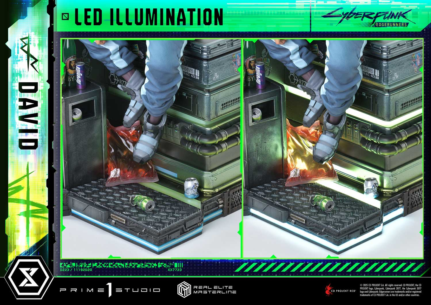 Cyberpunk Edgerunners David DX Bonus Version von Prime 1 Studio